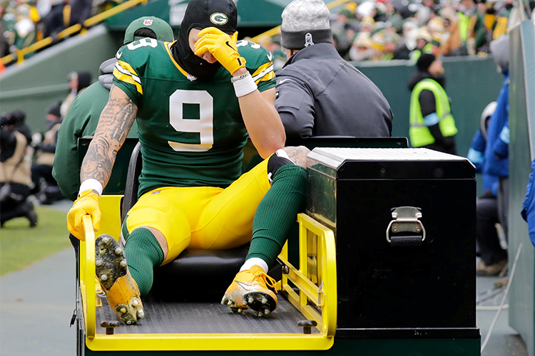 ¡Mucho ánimo Christian! Desde SP te deseamos la mejor de las recuperaciones - packers.com