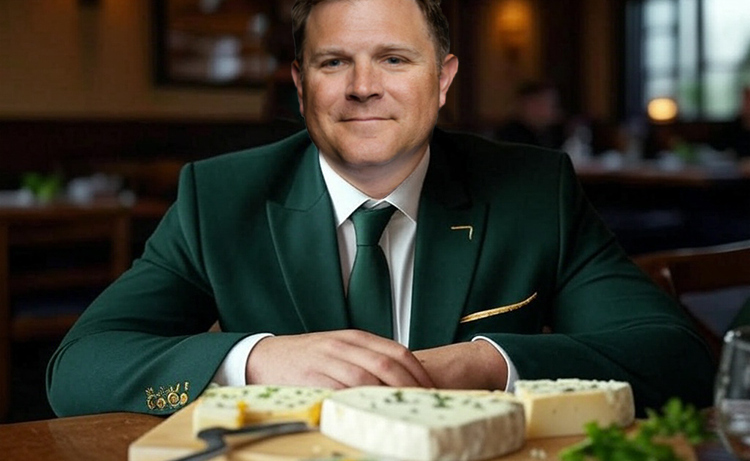 Brian Gutekunst ante una hermosa tabla de quesos - Grok
