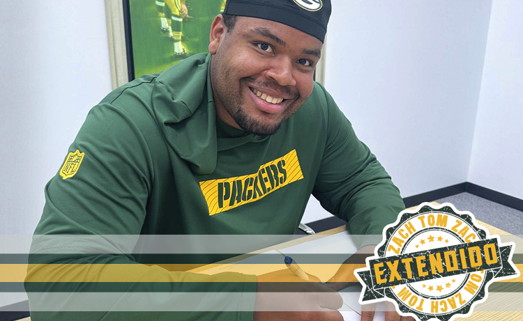 Zach Tom firma su extensión de contrato - packers.com