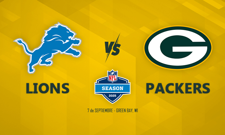 Previa - Temporada 2025: Semana 1: Packers vs Lions