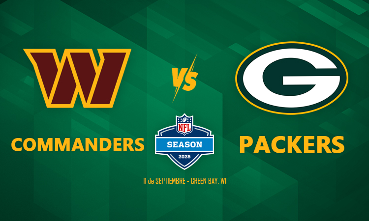 Temporada 2025: Semana 2: Packers vs Commanders
